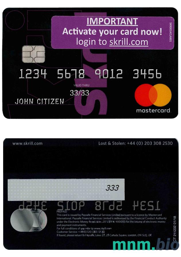 Skrill przykład karty mastercard w formacie PSD